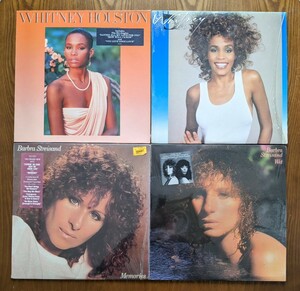 WHITNEY HOUSTON，BARBRA STREISAND レコード