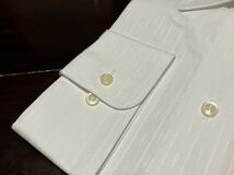 PIERRE BALMAIN☆形態安定　白織柄ワイシャツ　レギュラーカラー　L(41-82)　 _画像4