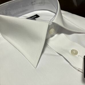 SAN LAZZARO★白無地形態安定ワイシャツ 4L(48-88) レギュラーカラー  レギュラーフィットの画像5
