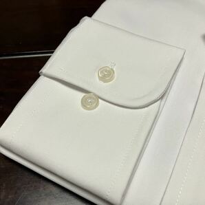 SAN LAZZARO★白無地形態安定ワイシャツ 4L(48-88) レギュラーカラー  レギュラーフィットの画像4