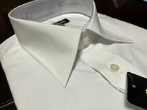 SAN LAZZARO　白無地　形態安定ワイシャツ 4L(47-84)　レギュラーカラー　キングサイズ_画像5