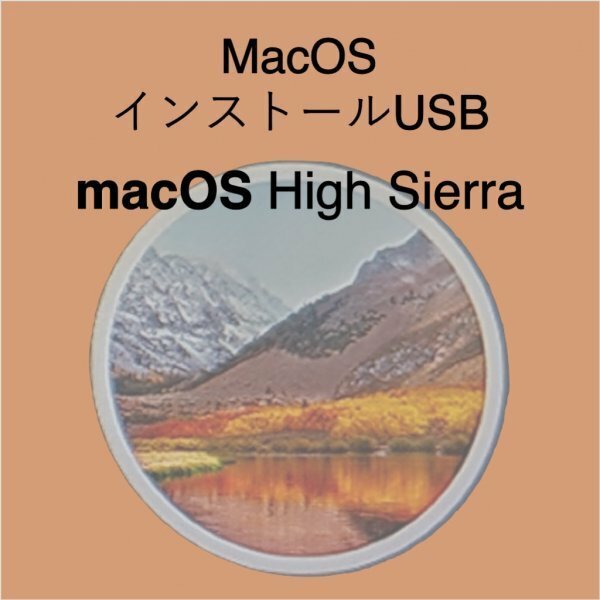 (v10.13) macOS High Sierra インストール用USB [1]