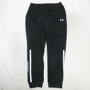 G■アンダーアーマー/UNDER ARMOUR スウェットパンツ/スポーツウェア【XL】黒/men's/142【中古】■