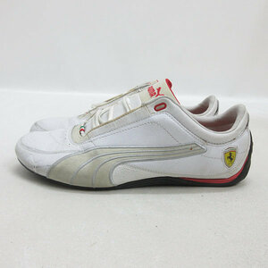 D■【26cm】プーマ/Puma×Ferrari Drift Cat 4 SF Carbon スニーカー 30418901■白/MENS/5【中古】■