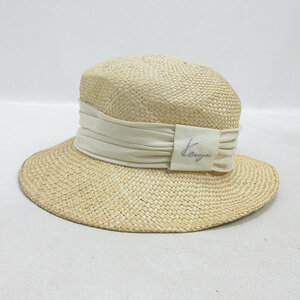 H ■ Сделано в Японии ■ Кензо/Кензо Натуральная трава соломенная шляпа Панама Хлянка ■ 51 [Используется]