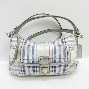 Q■コーチ/COACH J1220-21621 レザー2WAYショルダーバッグ/ハンドBAG■LADIES/93【中古】