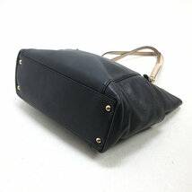 G■マイケルコース/MICHAEL KORS レザートートバッグ/黒/BAG/LADIES■95【中古】_画像3