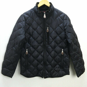 D■エーグル/AIGLE キルティング ダウンジャケット JKT【M】黒/MENS/76 【中古】