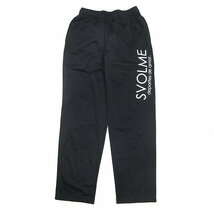 H■スボルメ/SVOLME サッカー・フットサル トレーニングパンツ ジャージ【S】黒/MENS■131【中古】_画像1