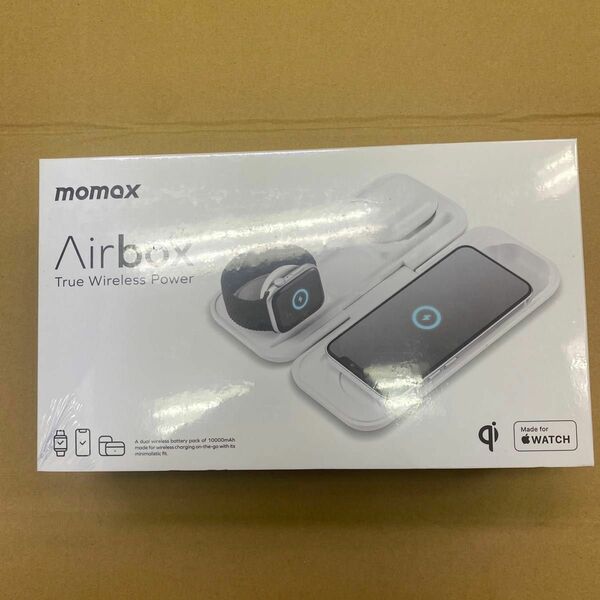 【MOMAX airbox】Apple製品専用 折り畳み 4in1 モバイルバッテリー【ワイヤレス充電】[並行輸入品]