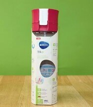 未使用 BRITA ブリタ フィル&ゴー バイタル ボトル型浄水器 0.6L ピンク 浄水ボトル 水筒 パッケージ破損_画像1