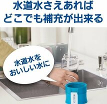 未使用 BRITA ブリタ フィル&ゴー バイタル ボトル型浄水器 0.6L ピンク 浄水ボトル 水筒 パッケージ破損_画像10