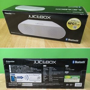 未使用 プリンストン ワイヤレススピーカー JUICEBOX ホワイト NFC対応 Bluetooth PSP-BTS2W かざすだけペアリングの画像9