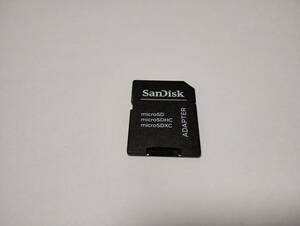 microSD→SD　変換アダプター　SanDisk　認識確認済み　メモリーカード　マイクロSDカード　SDカード