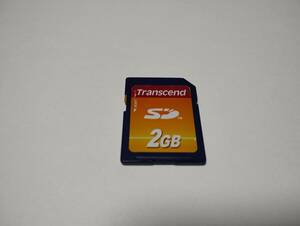 2GB　Transcend　SDカード　フォーマット済み メモリーカード