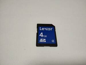 4GB　Lexar　SDHCカード　フォーマット済み　SDカード　メモリーカード