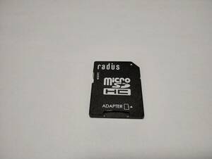 microSD→SD　変換アダプター　radius　認識確認済み　メモリーカード　マイクロSDカード　SDカード