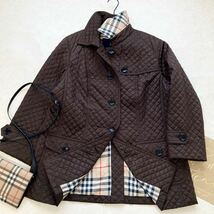 大きいサイズ◆バーバリー◆BURBERRY 46/15号/XL-3L ウルトラライト☆中綿ダイヤモンドキルティングコート 春アウター 旅行 おでかけ_画像2