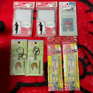 セリア Seria ダイソー DAISO CanDo アクスタ 銀テ チェキ ケース フォトインキーホルダー