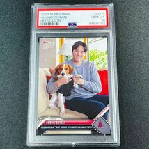 PSA10 GEM MINT 2023 Topps Now 大谷翔平 2023年11月16日 MVP受賞の瞬間 限定オーダーカード OS-19 愛犬 デコピン デコイ PSA鑑定済カード_画像1