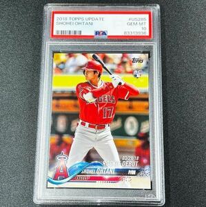 PSA10 GEM MINT 2018 Topps Update Series 大谷翔平 ルーキーカード No.US285 PSA鑑定済カード