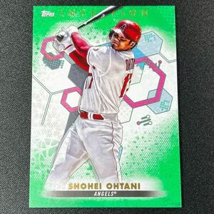 2022 Topps Inception 大谷翔平 No.50 グリーンパラレルカード