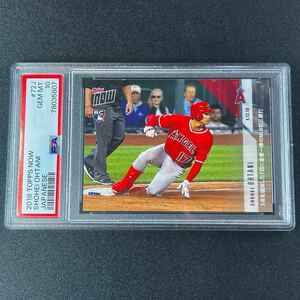 PSA10 GEM MINT 2018 Topps Now 大谷翔平 ルーキーカード 2018年4月12日 MLB初三塁打 日本語版 No.72J PSA鑑定済カード