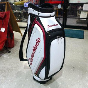 2569 極美品 TaylorMade テーラーメイド AUTH-TECH オーステック キャディバッグ KY830 白 赤