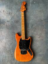 Fender USA 1977 Mustang - Natural / フェンダー ムスタング 1977年製 オリジナルHC付き ビンテージ_画像1