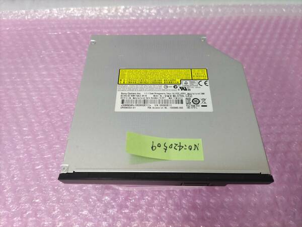 スリムタイプのSony製Blu-rayドライブ BD-5750L 12.5mm厚　(SATA接続)【動作確認済み】