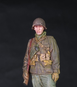 アメリカ陸軍歩兵　1/35　レジンキットフィギュア塗装済み完成品一体