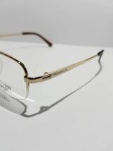 未使用 眼鏡 メガネフレーム CITIZEN REGUNO 20629 チタン 金属フレーム シンプル ハーフリム 軽量 メンズ レディース 53口18-140 L-2_画像3
