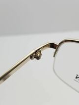 未使用 眼鏡 メガネフレーム CITIZEN REGUNO 20629 チタン 金属フレーム シンプル ハーフリム 軽量 メンズ レディース 53口18-140 L-2_画像7