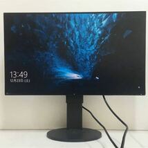 ☆EIZO FlexScan EV2750-BK ワイド液晶モニター 27インチ WQHD（2560x1440） DVIx1/HDMIx1/Displayportx1/USB ※ジャンク扱い_画像4