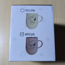 未開封品　スヌーピー　ステンレスマグカップ　PEANUTS VACUUM INSULATION MUG　カラー:MOCHA　CAPACITY480ml　_画像3