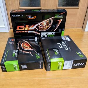 ※！本体無し！※ GIGABYTE GTX1080/1060 / MSI GTX 1060 箱、取説、付属品のみ