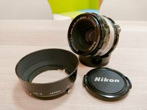 【完動品・純正メタルフード付】 Nikon ニコン レンズ NIKKOR-HC 50mm F2 HS-2