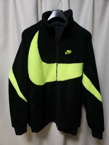 Nike VM SWOOSH FULLZIP JACKET リバーシブル M☆ 19AW Reversible Big Swoosh Boa Jacket ☆