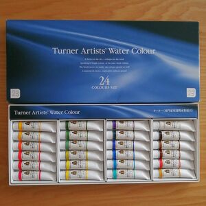 23 ターナー(TURNER)● 専門家用透明水彩絵具 (透明水彩絵の具)　24本