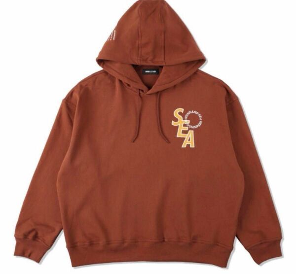 レア WIND AND SEA ウィンダンシー SEA (S_E_A) Hoodie パーカー BROWN 希少新品廃盤モデル