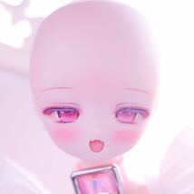 【tear.o0】DDH-01SW肌カスタムヘッド+デカールレジンアイ＊難あり　ピンク_画像7