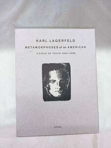 QAZ12884★カール・ラガーフェルド 男性 モデル 写真集 Karl Lagerfeld Metamorphoses of an American 4冊セットBOX