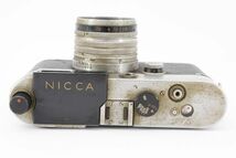 ※超希少 Nicca 3L ⅢL Nippon kogaku NIKKOR-H 1:2 f=5cm L39 フィルムカメラ / ニッカ III L 日本光学 ニッコール 50mm ※現状品 #2295_画像5