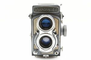 シャッター全速OK YASHICA Yashica-44 Twin-Lens Reflex TLR Film Camera 二眼レフ フィルムカメラ / ヤシカ グレー Gray Grey 良品 #3992