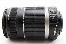 完動美品 Canon Zoom LENS EF-S 55-250mm F4-5.6 IS 手ブレ補正 望遠 ズームレンズ キヤノン EF APS-C Eos kiss Xシリーズなどに対応 #745_画像6