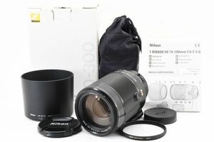 元箱付完動良品 Nikon 1 Nikkor 70-300mm F4.5-5.6 VRAF Tele Zoom Lens 手ブレ補正 望遠 ズームレンズ ニコン １ ミラーレス一眼用 #3885