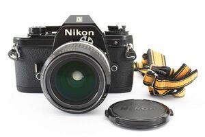 Nikon EM Body + Ai Nikkor 28mm F2.8 MF Wide Lens 大口径 広角 レンズ / ニコン F Mount 通電可 ※1ボディはおまけ扱 ※現状品 #5587