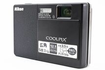 動作確認済 Nikon Coolpix S70 Black Compact Digital Camera ブラック コンパクトデジタルカメラ デジカメ / ニコン クールピクス #8616_画像2