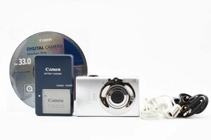 動作良好 Canon IXY Digital 20 IS Silver Compact Digital Camera シルバー コンパクトデジタルカメラ デジカメ / キヤノン イクシ #8627