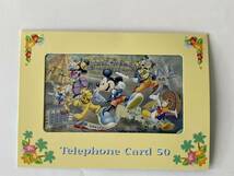  東京ディズニーランド TOKYO Disney RESORT 50度数 ミッキーマウス テレフォンカード テレホンカード_画像1